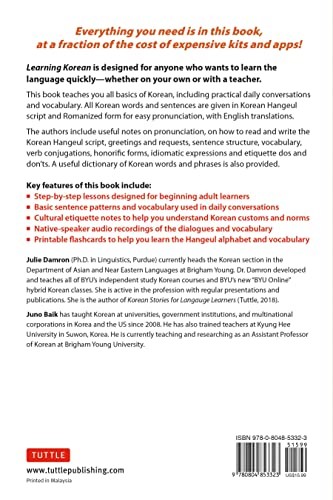 Learning Korean: A Language Guide for Beginners: Learn to Speak, Read and Write
