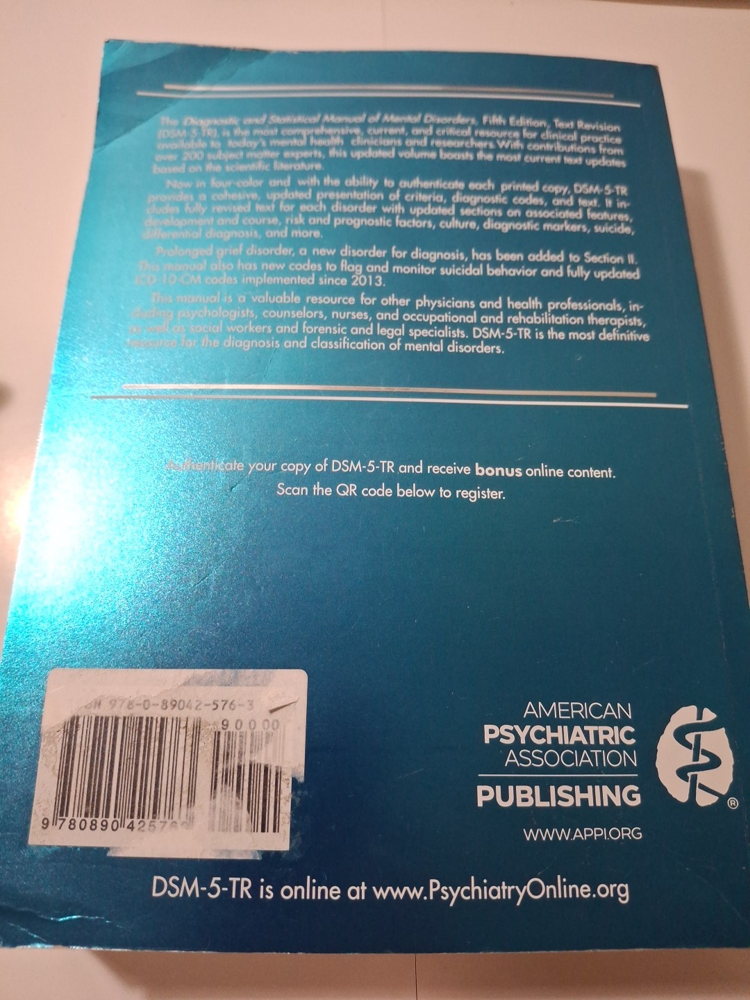 DSM-5-TR Fifth Edition Text Revision by American Psychiatric Association Paperba