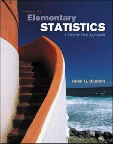 Elementary Statistics: A Step by Step Approach by Bluman, Allan G.
