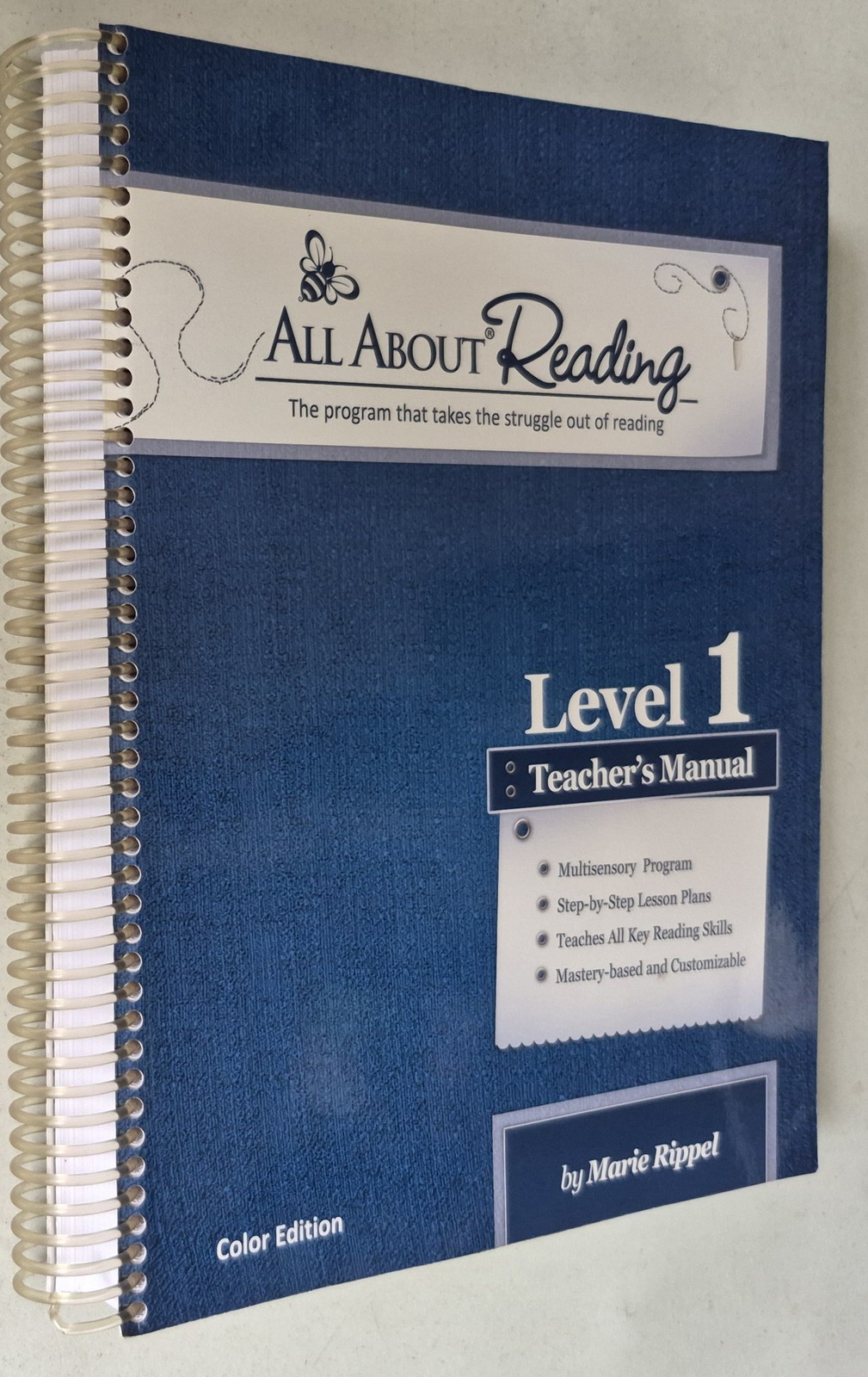 All About Reading Level 1 Teacher’s Manual Color Edition