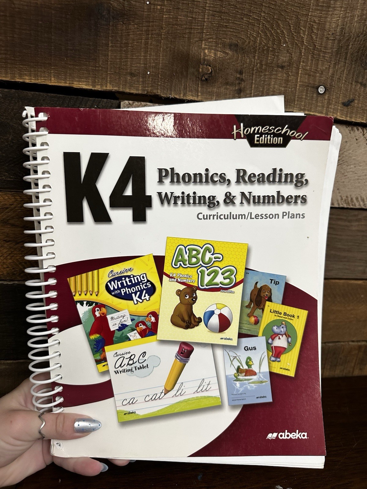 Abeka K4 Phonics, Reading, Writing, and Numbers Curriculum Lesson Plans NEW