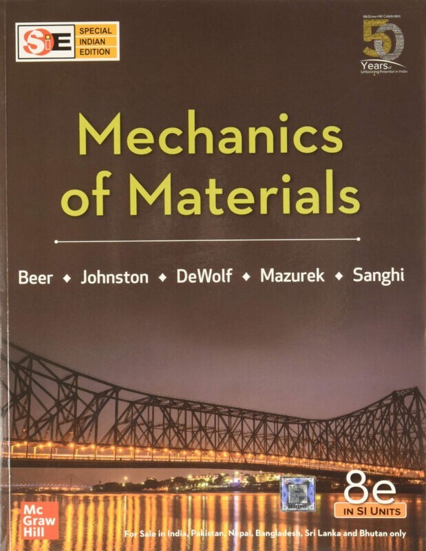 New Mechanics of Materials by Ferdinand P. Beer 8TH INTL ED-‘Free Ship from USA’