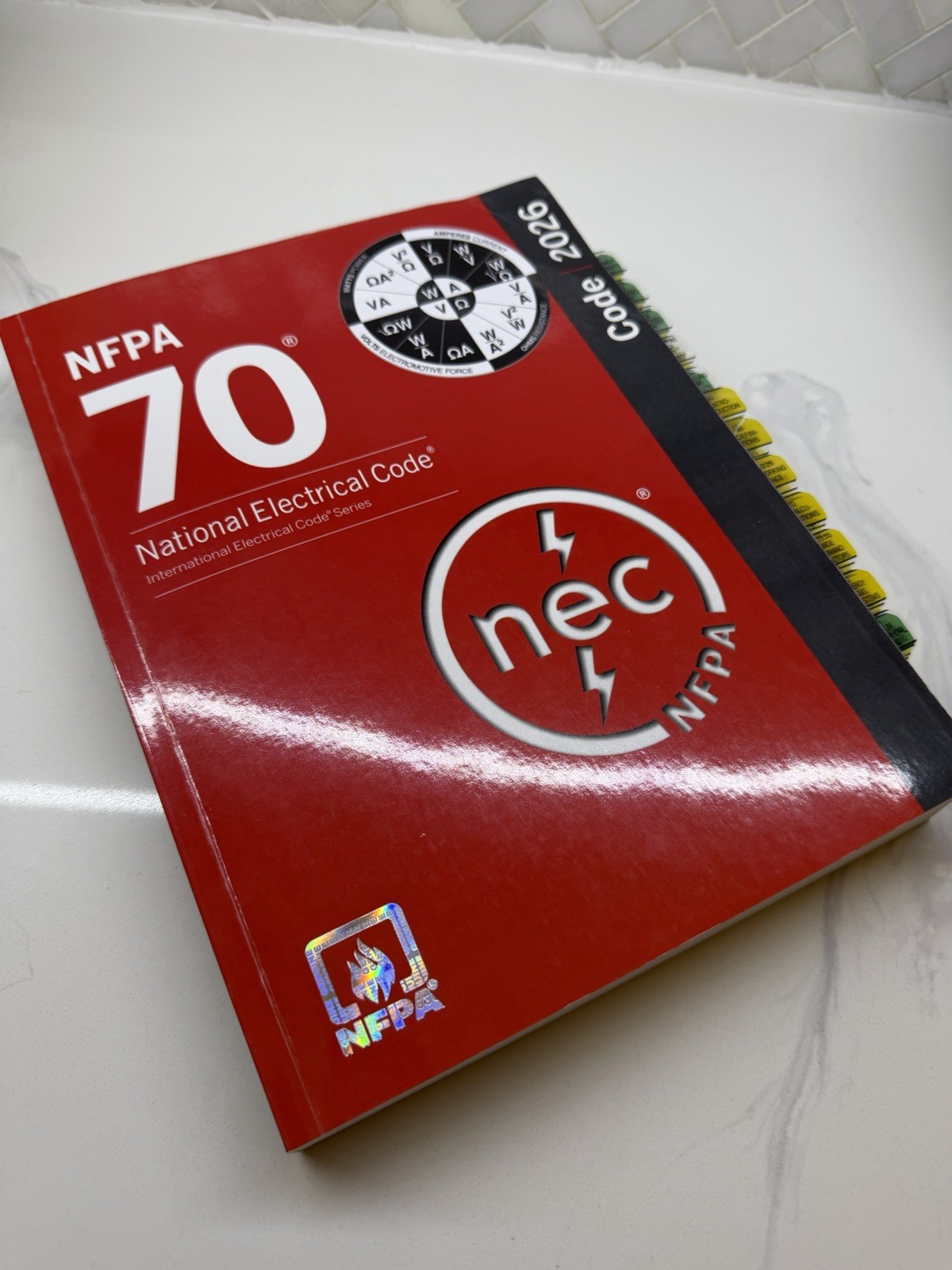 NEC 2026 NFPA 70 INDEX Pre-Tabs. BRAND NEW!BEAUTIFUL.ORGANIZED!
