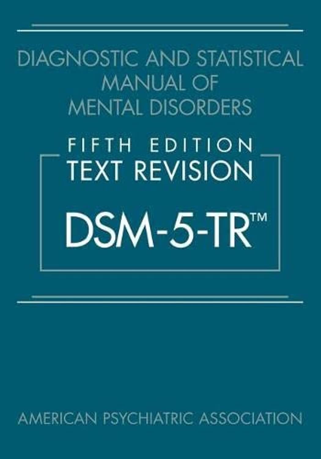 Diagnostic and Statistical Manual of Mental Disorders, DSM-5-TR HARDC FREESHIP
