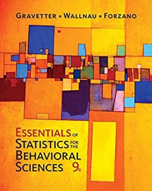 Essentials of Statistics for The Behavioral Sciences Paperback