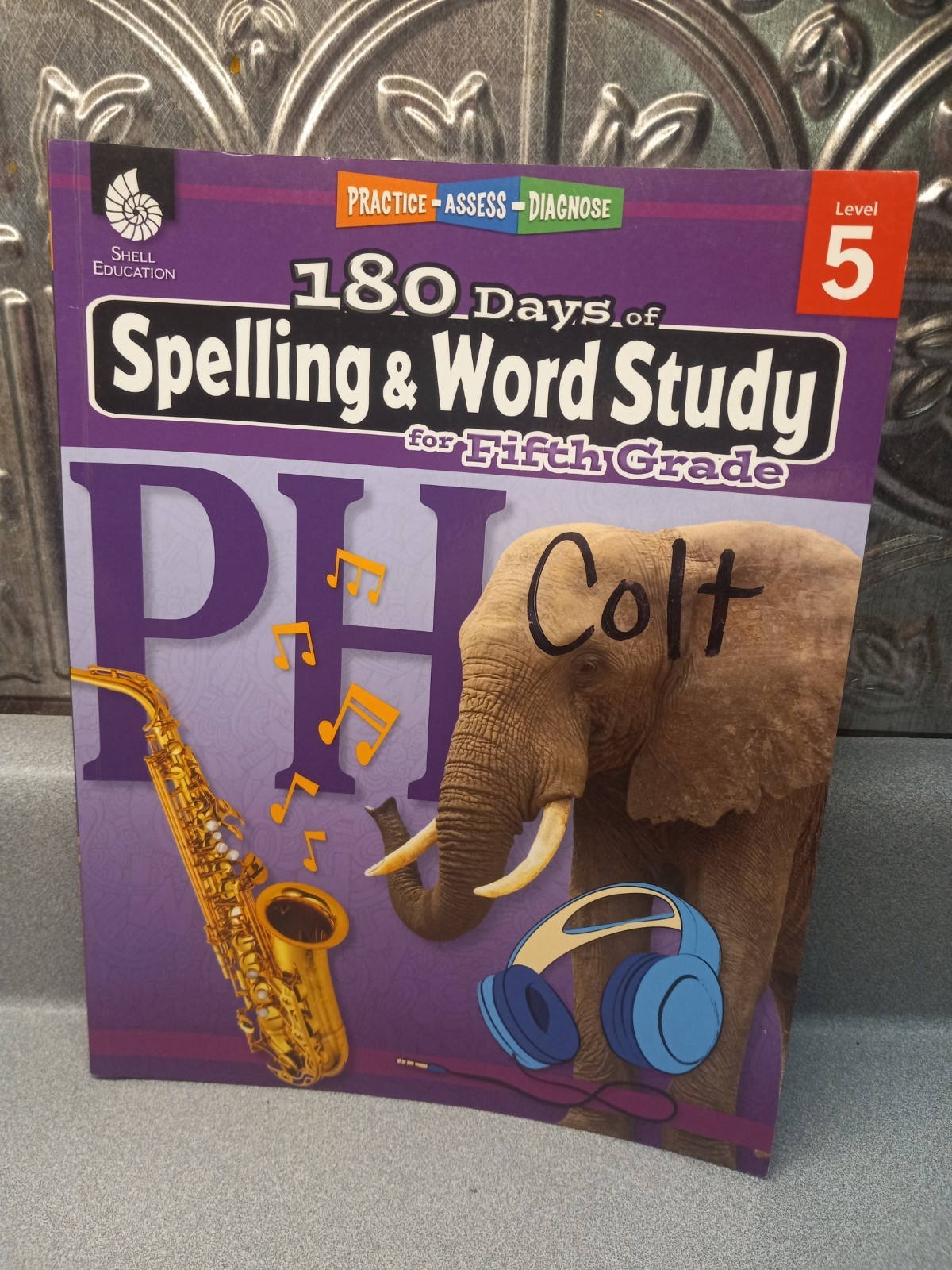 Shell Education 180 Days of Spelling and Word Study for Fifth Grade Student Book