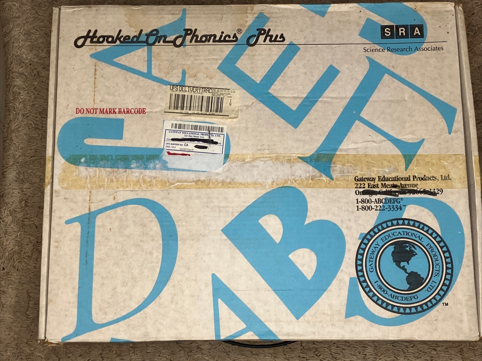 Hooked On Phonics Reading Power + SRA Extras 1992 Vintage Complete Box Set RARE