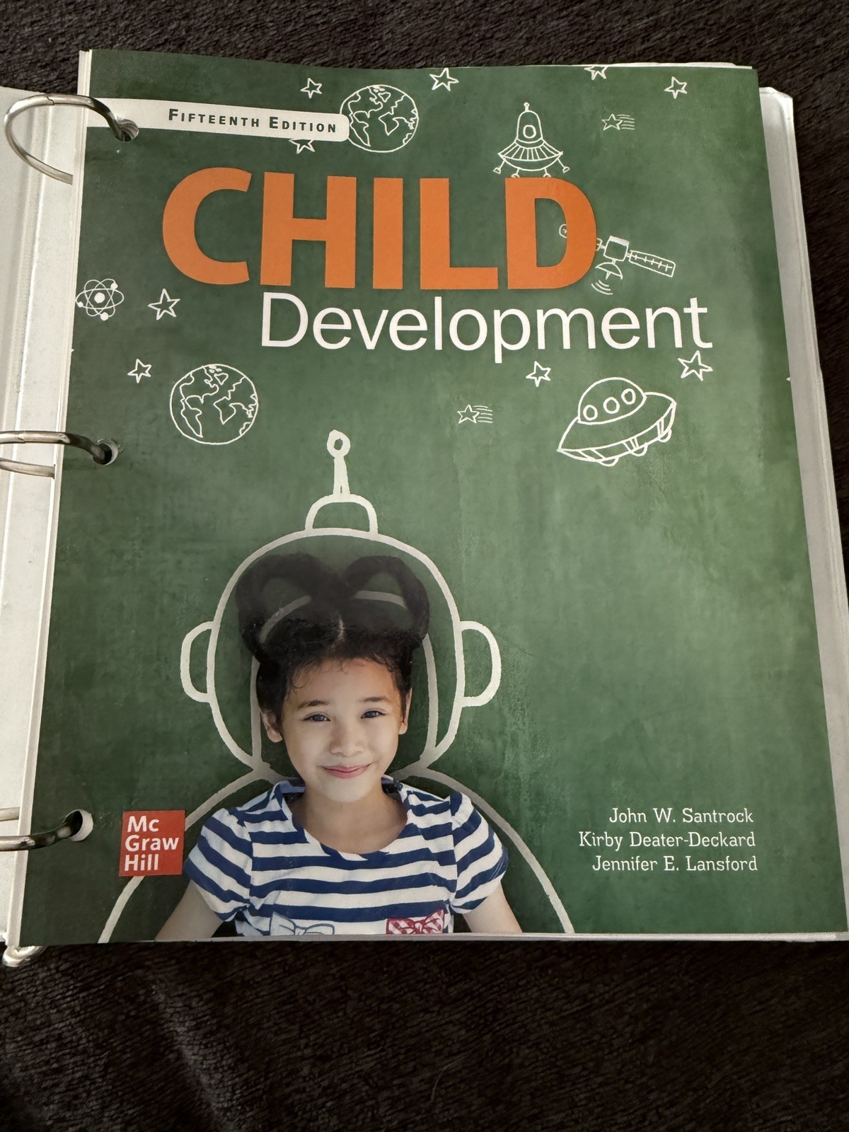 Child Development 15th edition – Loose Leaf By Santrock – VERY GOOD CONDITION